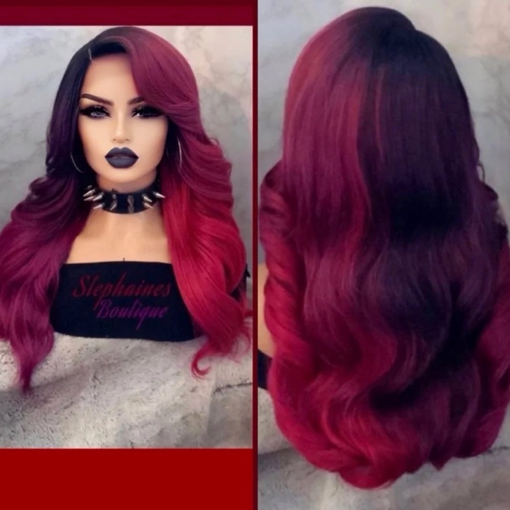 Human Hair blended lace front wig 💕💕💕💕💕